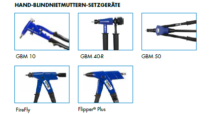 hand-blindnietmutternsetzgerte